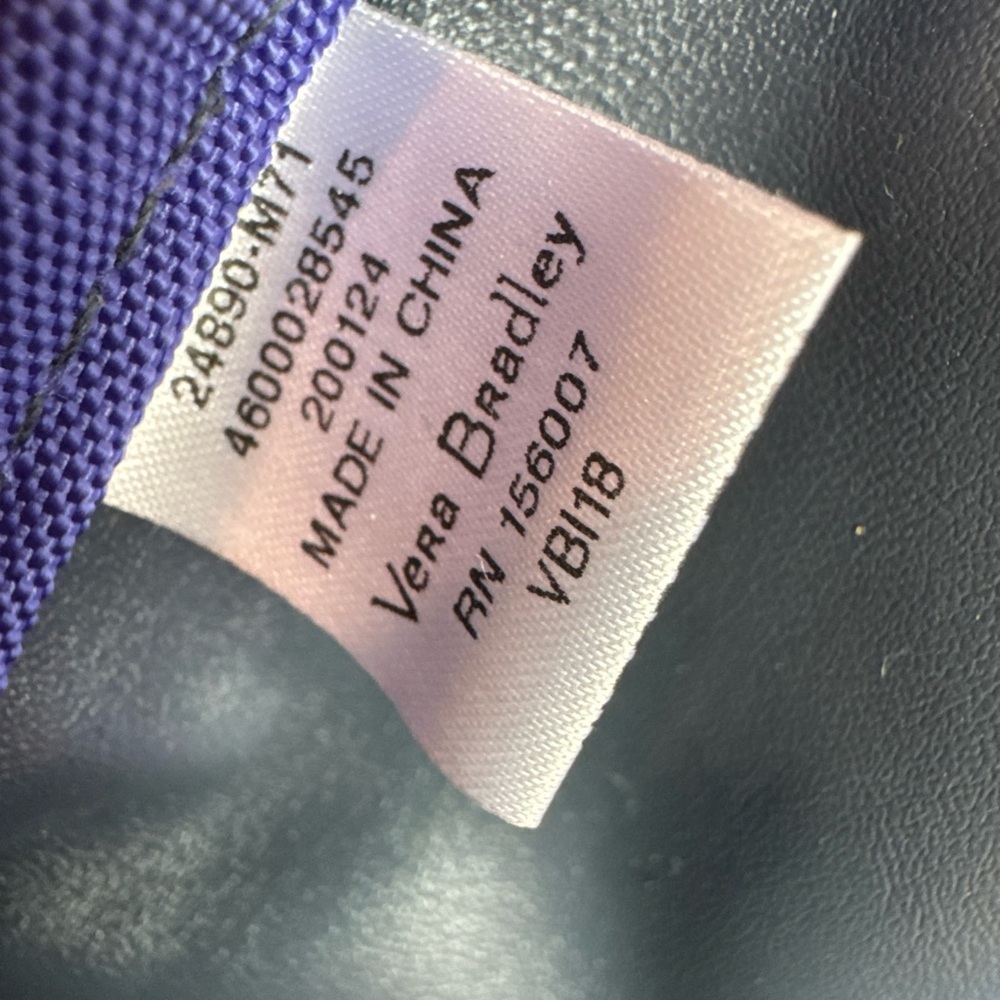 Vera Bradley Blue Tote Bag - Picture 9 of 16